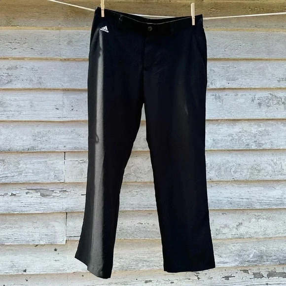 Adidas golf pants black in great condition size 34X32 - Picture 2 of 6
